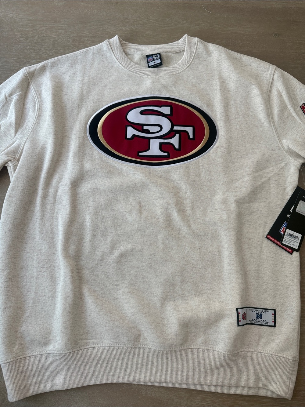 NWT NFL San Francisco 49ers Multi Logo Crewneck | M - Picture 4 of 12